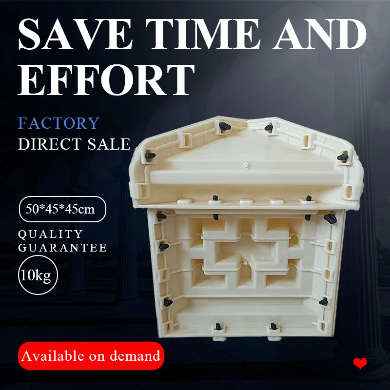 Полая форма лампы для балкона украшения ограждения римской колонны перила