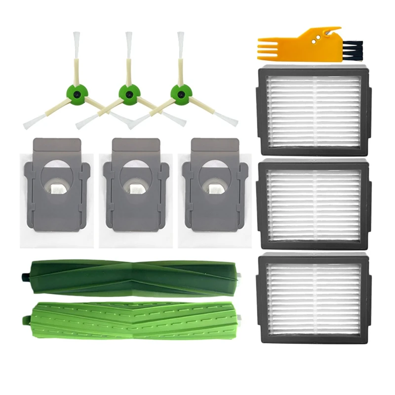 

Vacuum Cleaner Replacement Accessories Main Brush Hepa Filter Side Brush Dust Bags For Irobot Roomba I7 E5 E6 E&I Series