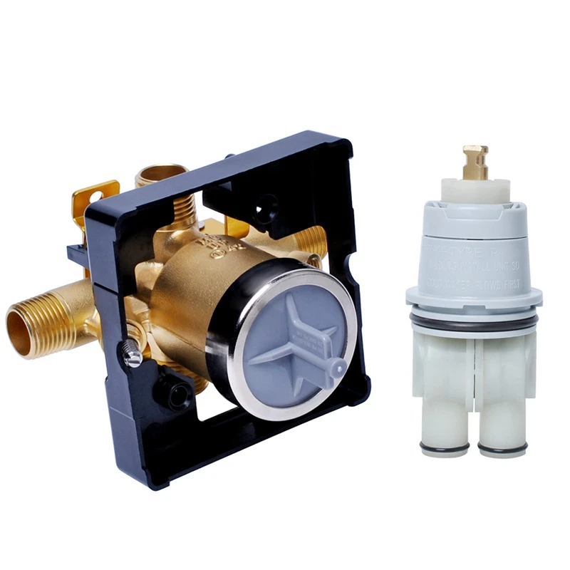 

R10000-UNWS необработанный клапан и RP46074, сменный картридж для смесителя для ванной комнаты, наборы отделки смесителя для душа и ванны серии 13/14