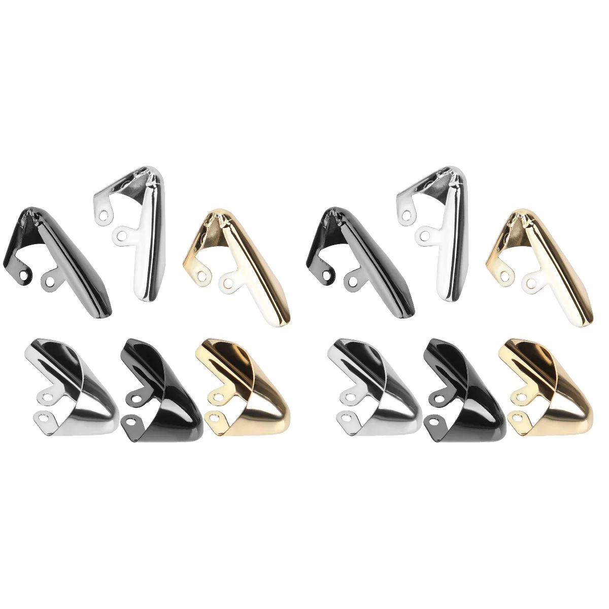 

12 шт., колпачки для туфель с острым носком