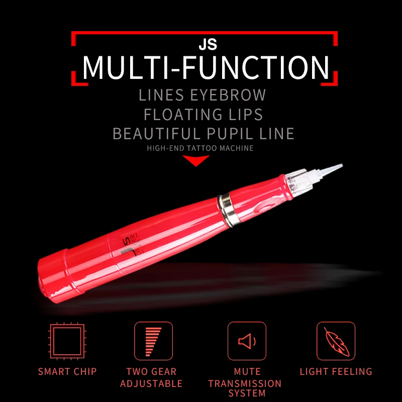 Professional Eyebrow Tattoo Gun Semi Permanent Makeup Pen Machine Eyebrow Lip Makeup Eyebrow Lip Tattoo Machine Motor Makeup Pen