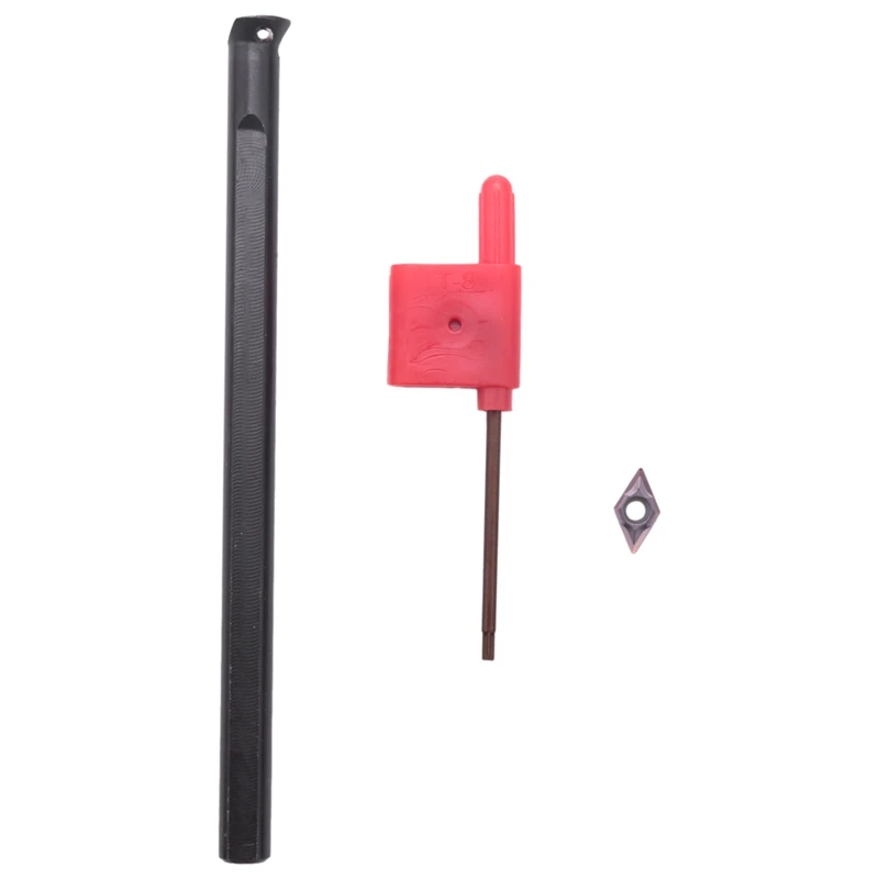 

Держатель для токарного инструмента Φ внутренняя Расточная штанга + вставки 95 градусов DCMT0702 токарный станок с ЧПУ для правой руки токарный ...