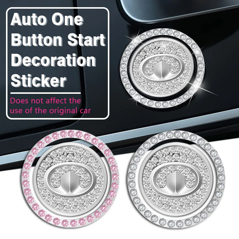 

Car Styling Car Engine Ignition Start Stop Button Decoration Sticker For Great Wall Hover H5 H3 Safe M4 Wingle 5 Deer Voleex C30