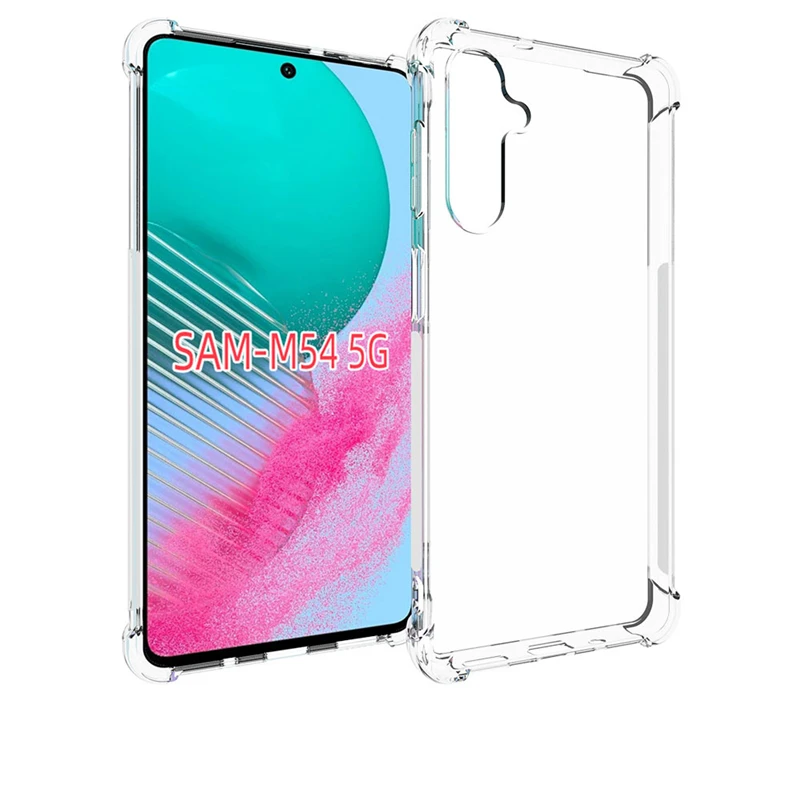 

Мягкий прозрачный силиконовый защитный чехол для Samsung Galaxy M54