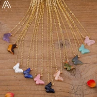 amethyst butterfly pendant necklace women fashion jewelry simple crystals chains necklace bohemia firiendhsip jewelry gift
