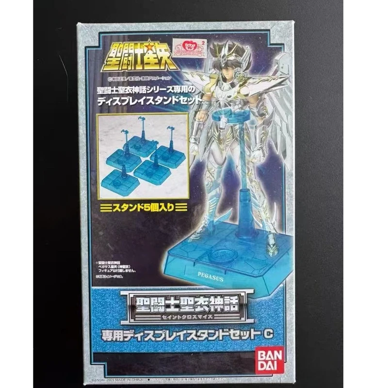 Фото Новые оригинальные фигурки Saint Seiya Blue в прозрачной подставке, модели зодиакальных созвездий, игрушки-поделки, подарки. №1