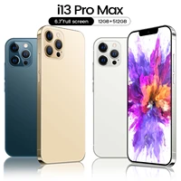 I13 Pro max LTE Cellphone New Version 6 7 Inch Face Real 12GB RAM 512GB ROM Phone 16 32MP 6800mAh Global Smartphones