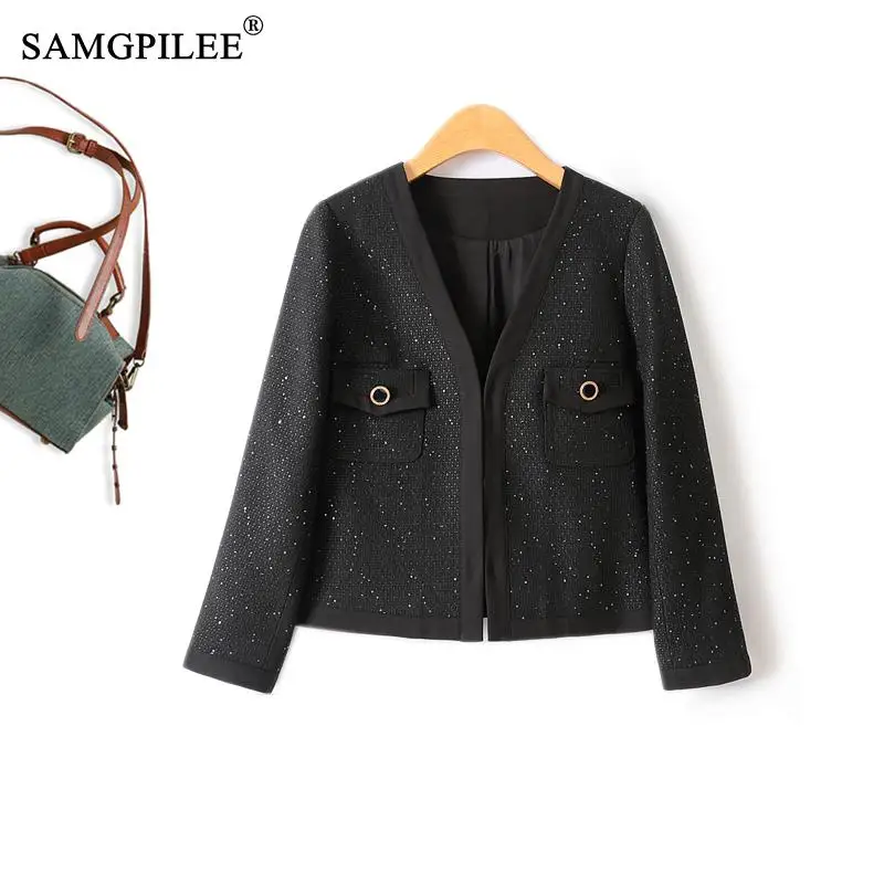 Верхняя одежда 2024 осень-зима новое шерстяное пальто с длинными рукавами тонкий