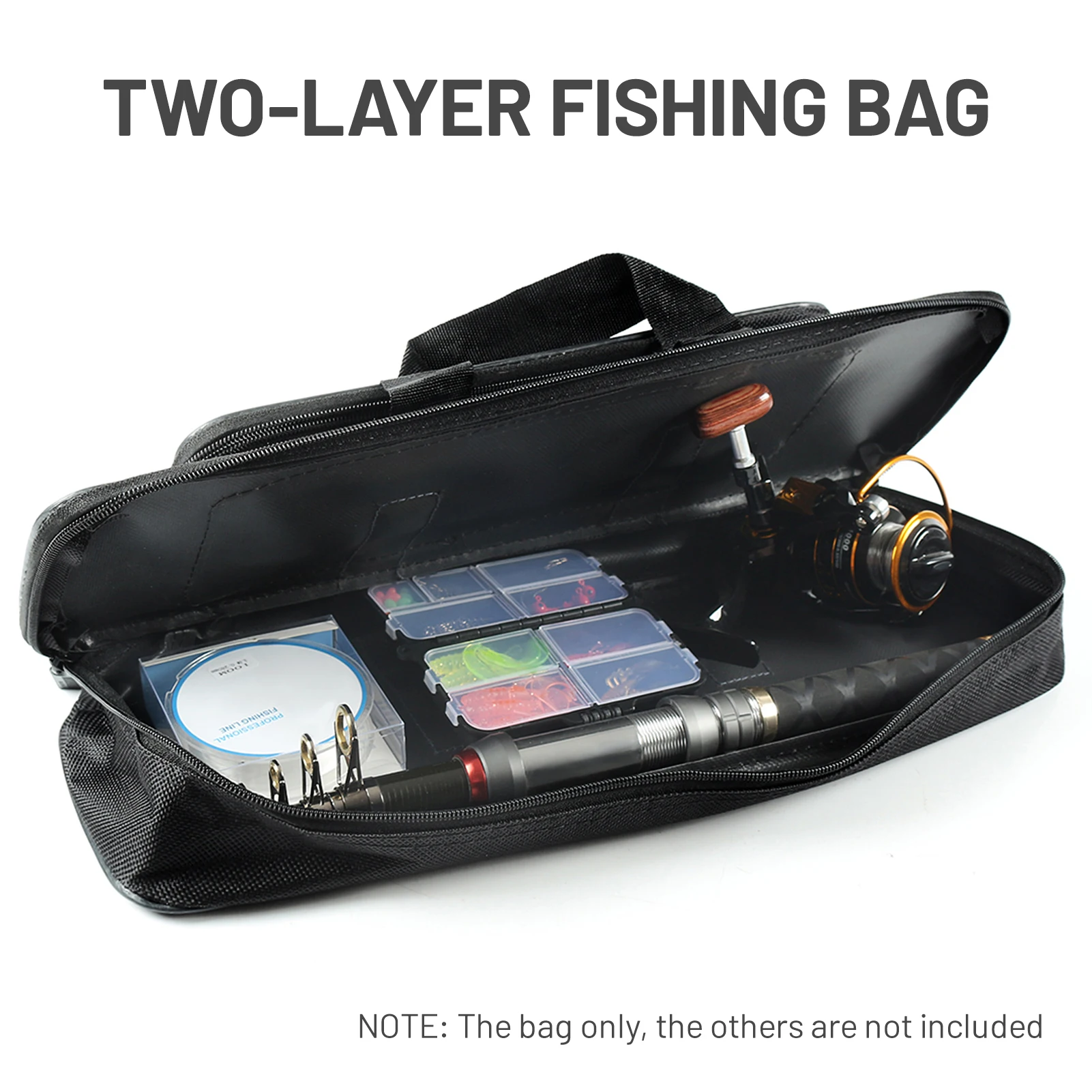 

45cm/50cm/60cm Fishing Rod Bag Water-repellent Fishing Rod Reel Case Bag Fishing Tackle Tool Storage Bag