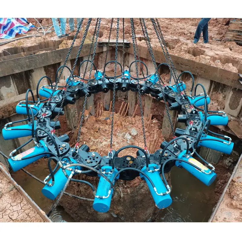 Регулируемый резак для бетонной пали гидравлический сварокол