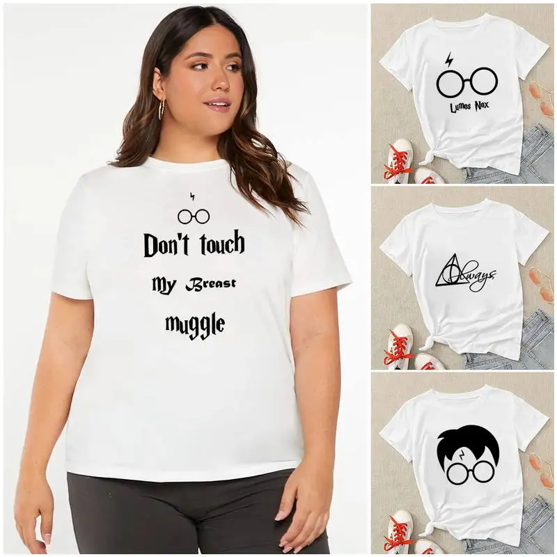 

Футболка женская с круглым вырезом, размеры XL, XXL, XXXL