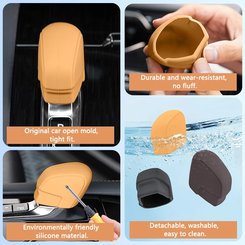 TIAJIAN автомобильная силиконовая ручка переключения передач нескользящая