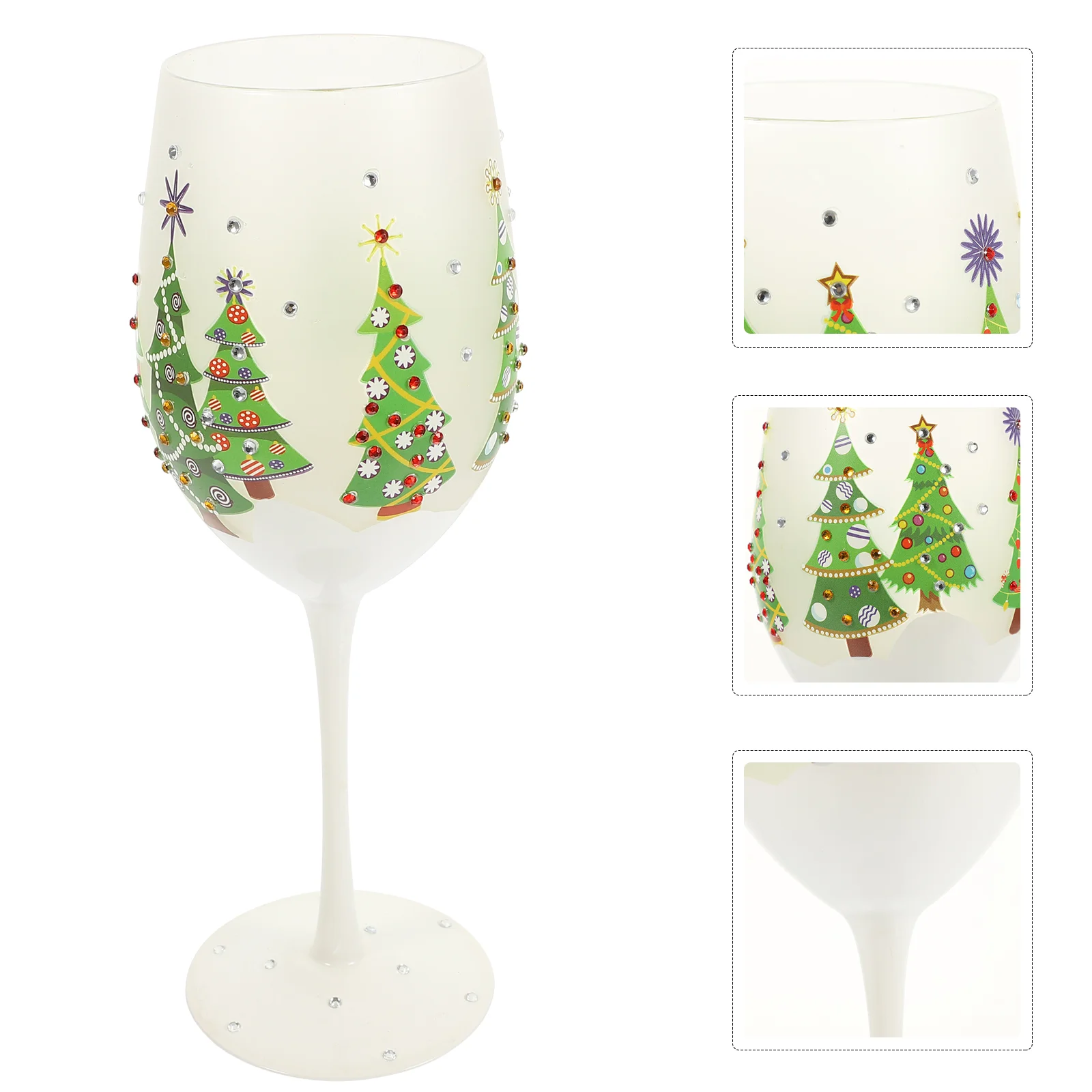 

Glasses Goblet Glasschristmas Drinking Goblets Cup Flutes Tumblers Red Stem Toasting Clear Cups Glassware Stemmedchalices