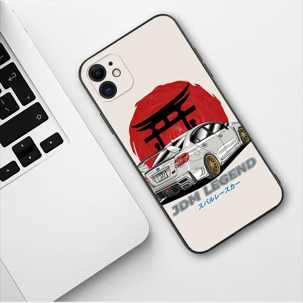 Japan JDM Nissan Sports Car Luxury Phone Case For Apple IPhone 13 12 11 14 Pro Max Mini XR X XS  Max 6S 6 7 8 Plus SE 2020 Cover