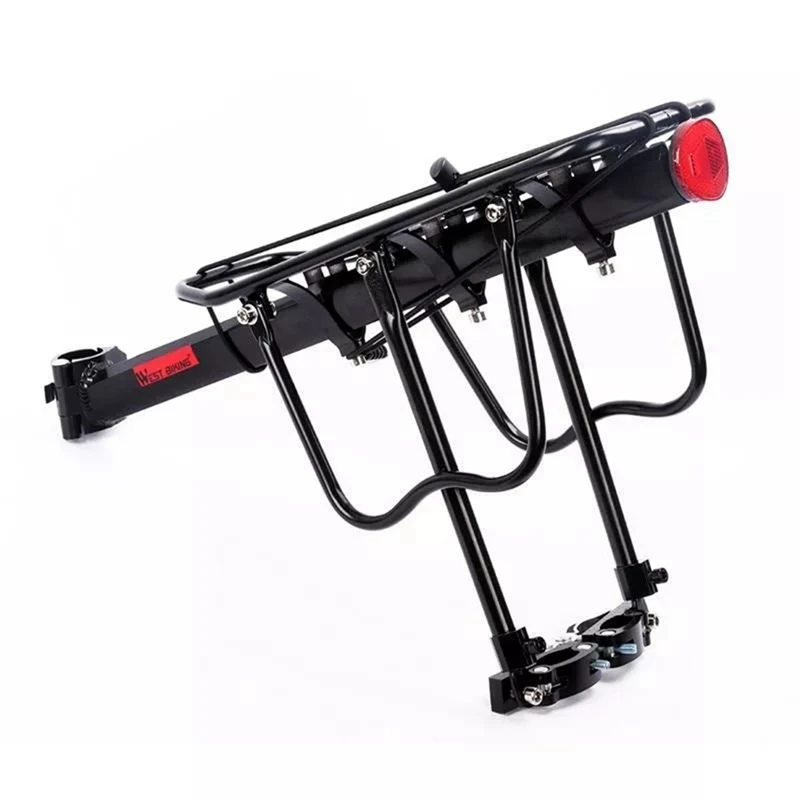 

WEST BIKING Heavy Duty Bicycle Luggage Carrier Rear Cargo Rack Stand 24-29Inch Bike Trunk 100 KGS Load Bicycle Accessories