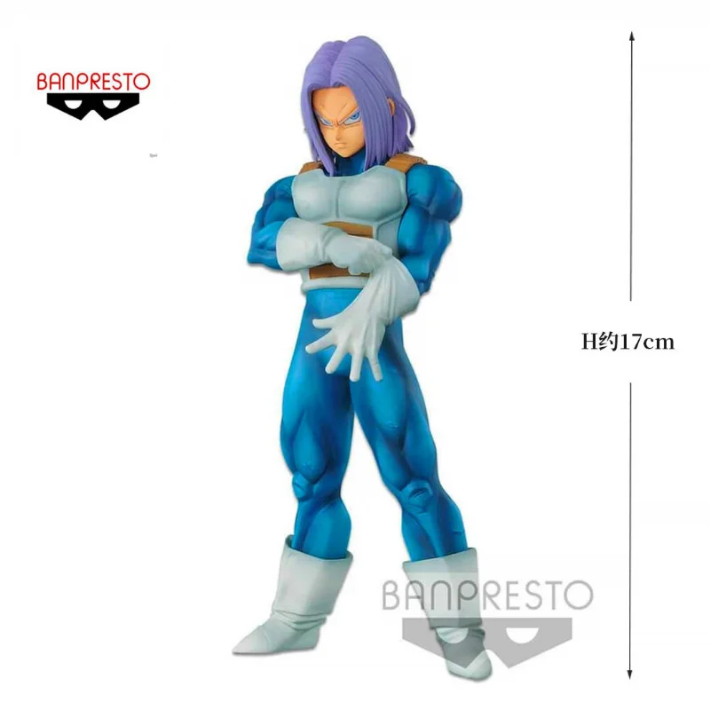 

Banpresto Genuine Dragon Ball ROS Trunks Anime Hands Around Action Figures Desktop Collection Ornaments Halloween Gifts