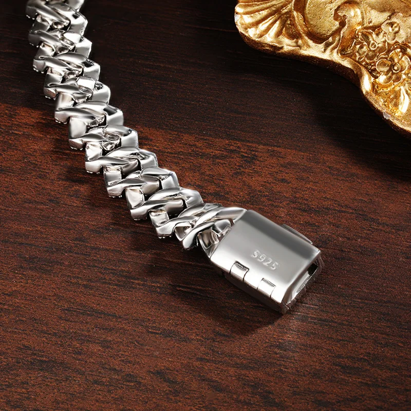 KNOBSPIN 8 мм кубинский браслет с муассанитом полный бриллиант сертифицированный GRA