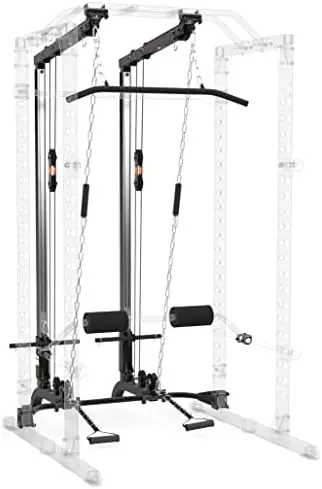 

Power Cage with | Optional LAT Pulldown & Leg Holdown Attachment | Squat and Bench Combos| Super Max 810 XLT |