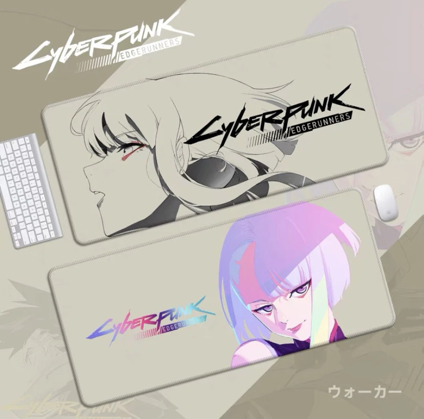

Cyberpunk mouse pad new game mousepad edge walker mouse pad game accessories mats office computer keyboard desk mat Color Edge