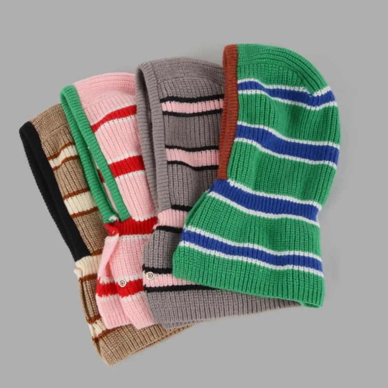 

Outdoor Mountaineering Skin-friendly Headgear Hiking Cycling Hat Windproof Neckerchief Cover Thicken Knit Face Cover