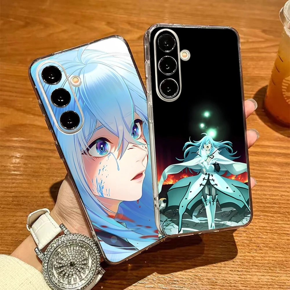 Фото Чехол для телефона Vivy-Fluorite Eye S Song для Samsung S26 S25 S24 Ultra S23 Fe S22 S20 S21 Plus Plus 5G Fe, прозрачный чехол №1