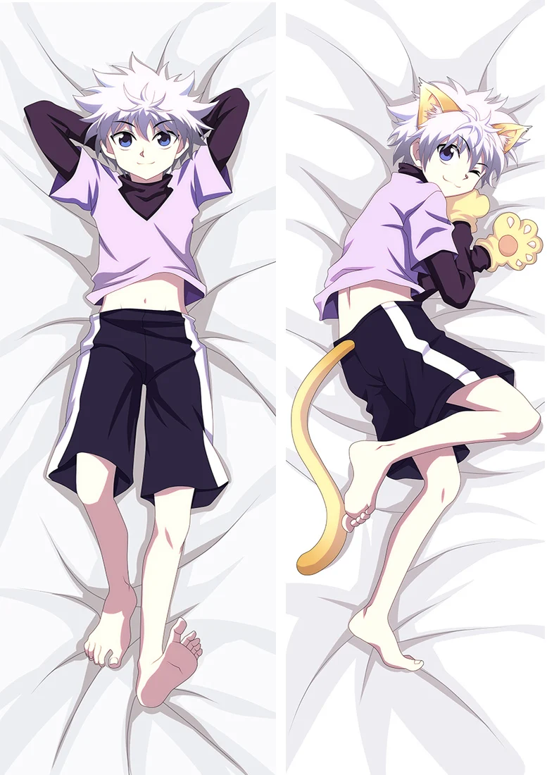 

60x180cm Anime Hunter x Killua Zoldyck Dakimakura Pillow Case Hisoka Csai Hugging Body Throw Cushion Cover