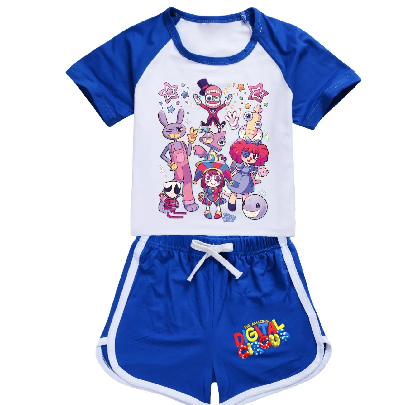 Пижамный комплект из 2 предметов удивительная цифровая цирковая весенне-летняя