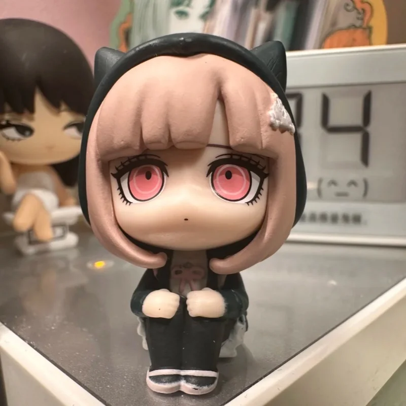 Фото Коллекционная фигурка Bandai Super Danganronpa 2 Machiboke Waiting, 5 видов, 4 см, из мягкого ПВХ, гашапон, аниме-подарок для фанатов, в наличии №3