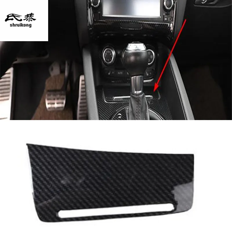 

1PC ABS Carbon Fiber Grain Central Control Storage Box Decoration Cover For 2008-2014 AUDI TT Car Accessories