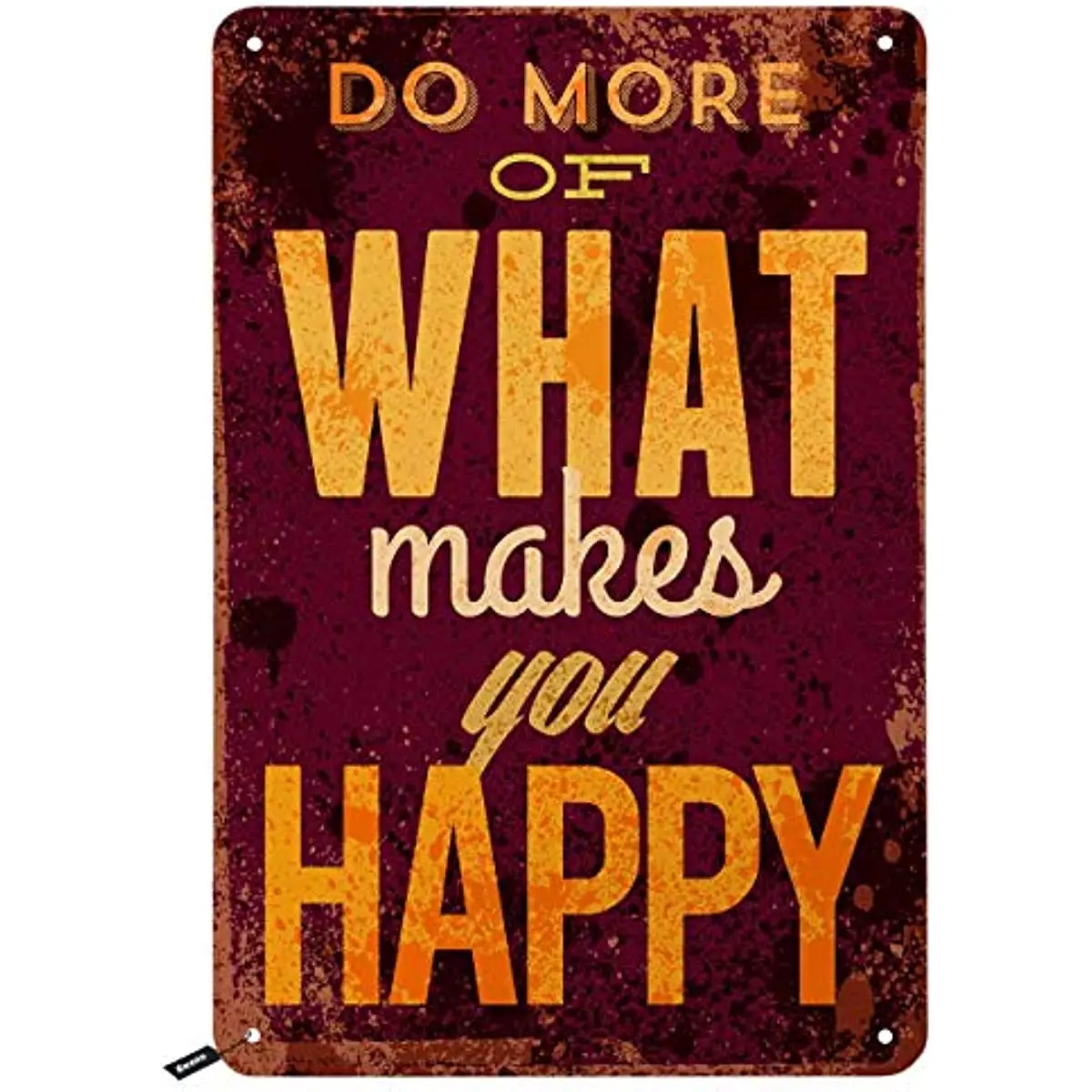 Swono вдохновляющие цитаты оловянные знаки, сделайте больше того, что делает вас счастливой, винтажный металлический жестяной знак для мужчин женщин мужчин, Декор стен для баров Swono вдохновляющие цитаты оловянные знаки, сделайте больше того, что делает вас счастливой, винтажный металлический жестяной знак для мужчин женщин мужчин, Декор стен для баров