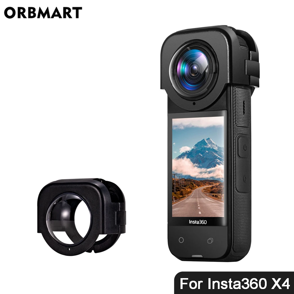 Фото Защитный чехол для объектива Insta360 X4 Защита от царапин оптическое закаленное стекло Защита объектива для Insta360 X4 аксессуары №1