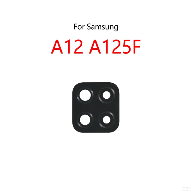 2 шт./лот для Samsung Galaxy A12 A125F задняя линза камера стеклянная зеркало