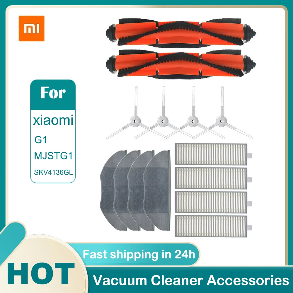 

Vacuum Cleaner Accessories Brush Hepa Filter For Xiaomi Mijia G1 Mi Robot Main Side Brush Mop Cloths Spare Parts MJSTG1