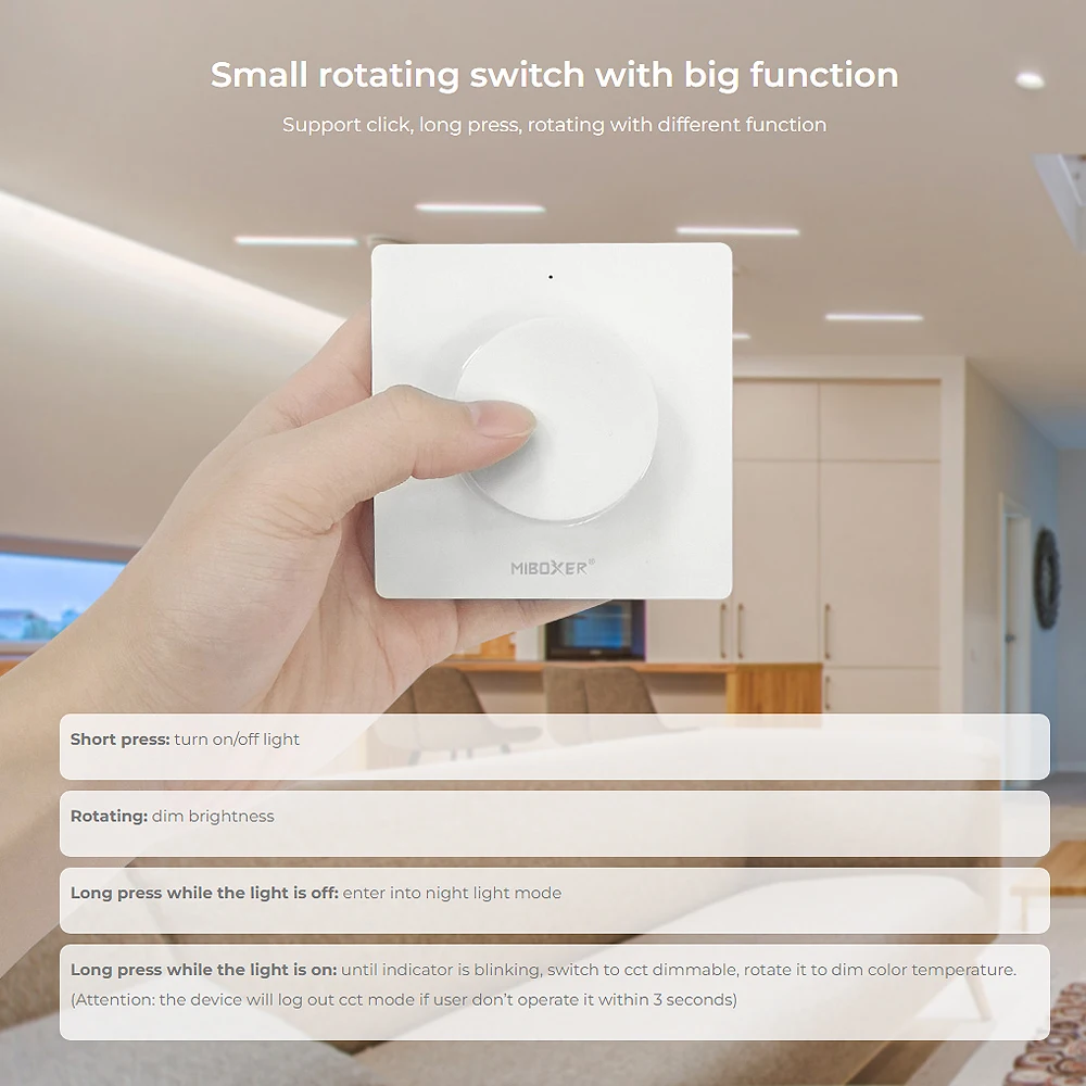 Контроллер Miboxer K1 Rgb 2 4 Ггц Беспроводной Дистанционный Переключатель С