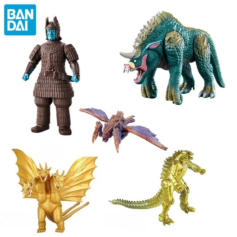 Фото Bandai Godzilla Series Mothra Ghidorah Hedorah Achilles Torestoris Megalon украшения фигурка аниме фигурки модель игрушки подарок №1