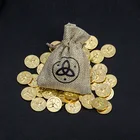 Mihoyo популярная игра Аниме геншин удар охватывающая Мора большая золотая монета Dharma инструмент игрушки подарок мальчик украшение автомобиля