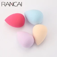 rancai 4pcs beauty cosmetic ball foundation powder puff makeup sponge powder puff dry wet combined water droplets make up tools