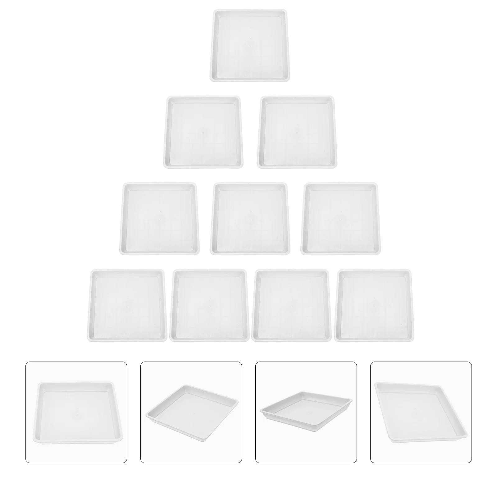 

Tray Planter Pot Saucers Saucerplastic Flowerpot Drip Terra Bases Caddies Drainage Container Accessories Trays Pots
