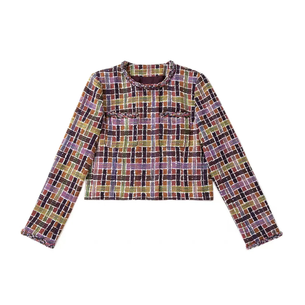 

Твидовая клетчатая куртка WFMS MS # wfms6539