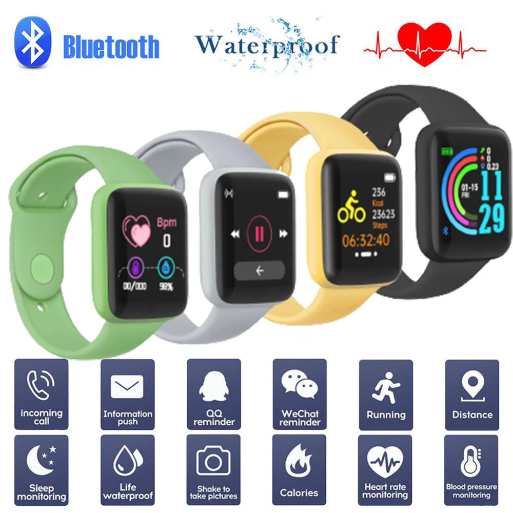 Z5 Silicone Kids Watch  Men Sport Watches For Boys Girls Electronics Wrist Watch Waterproof Fitness Child Digital Wristwatch