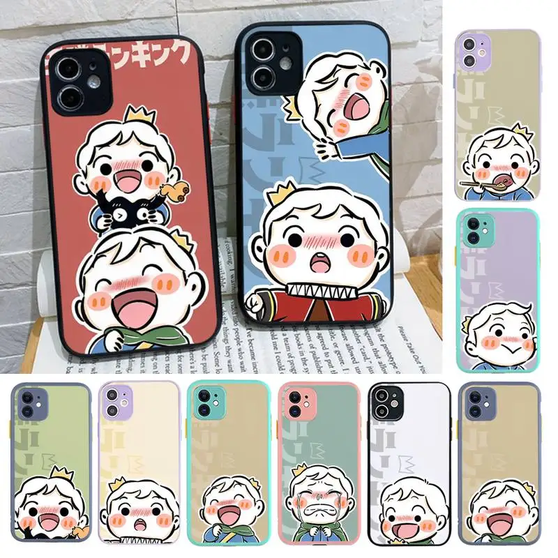 

Anime Ranking of Kings Phone Case for iPhone X XR XS 7 8 Plus 11 12 13 pro MAX 13mini Translucent Matte Case