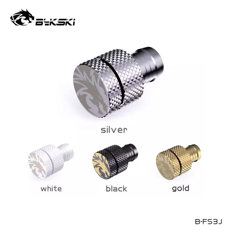 Фитинги Bykski для шланговой трубки 10x13/10x16 мм водопроводная заглушка мягкой трубы