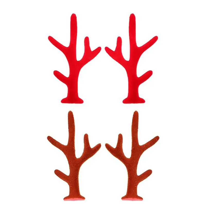 

100 шт., заколки для волос в виде оленей