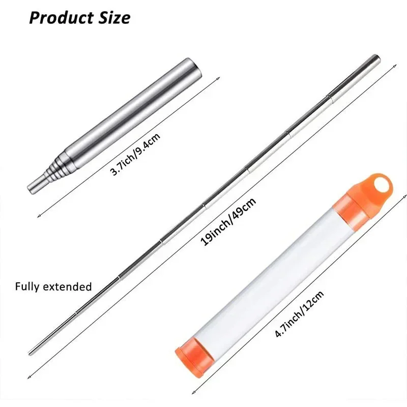 Acampamento Livre Portátil Cozinhar Blow Fire Tube Camping Pipe Ferramentas Sobrevivência Soprador Fogo Metal Suave Starter