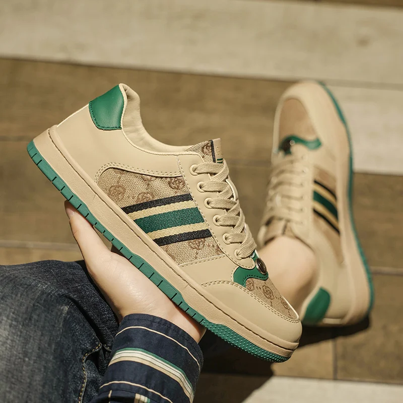 Brand Men Skateboarding Shoes Flat Man Sneakers Zapatos Hombre Autumn Male Sport Shoes Rubber Mens Luxury Shoes Autumn Man Shoes