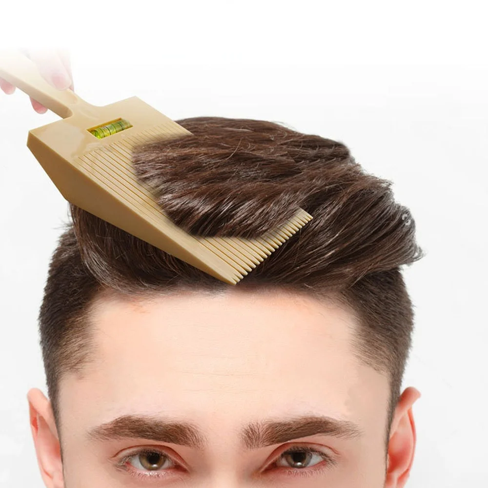 Men Flat Top Guide Comb Haircut Clipper Comb Barber Shop Hairstyle Tool Hair Cutting Tool Salon Hairdresser Supplies Accessory