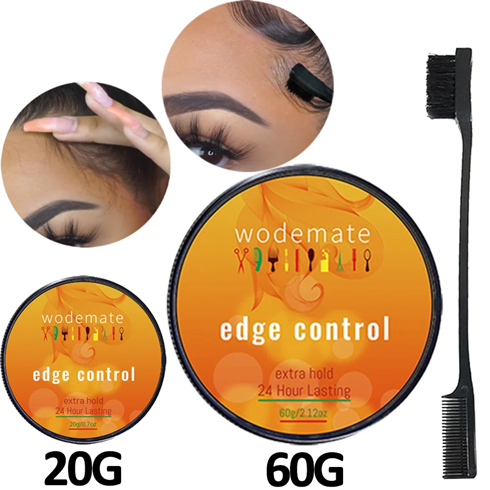 20/60G Gel Per Il Controllo Dei Bordi Dei Capelli Portatile Extra Hold Edge Stay Gel Waterproof Strong Hold Wax Stick Cream Accessori Per Parrucche No