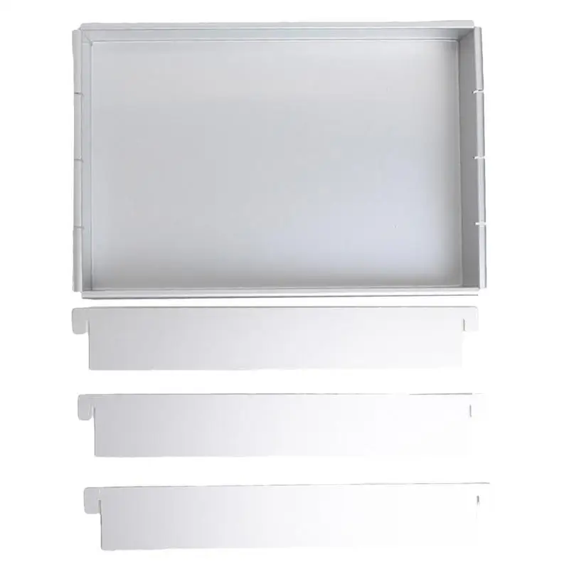 

Сковорода для торта с разделителями, анодированная алюминиевая Оловянная сковорода для торта, регулируемая форма для торта, форма для выпечки, многофункциональная форма для мусса, инструмент «сделай сам» с