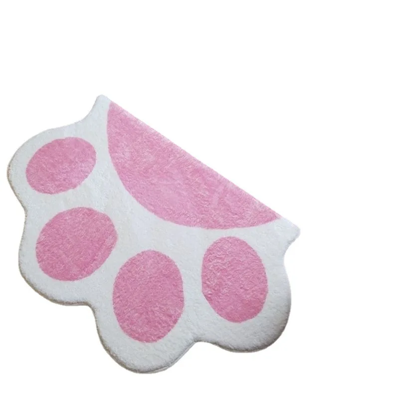 cartoon carpet girls rug bedroom bedside blanket pink rug cat claw water absorbent foot mat non slip doormat cute anime mats free global shipping