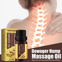 10ml ginger massage essential oil kyphosis correction lymphatic detoxification promote metabolism body massage oil